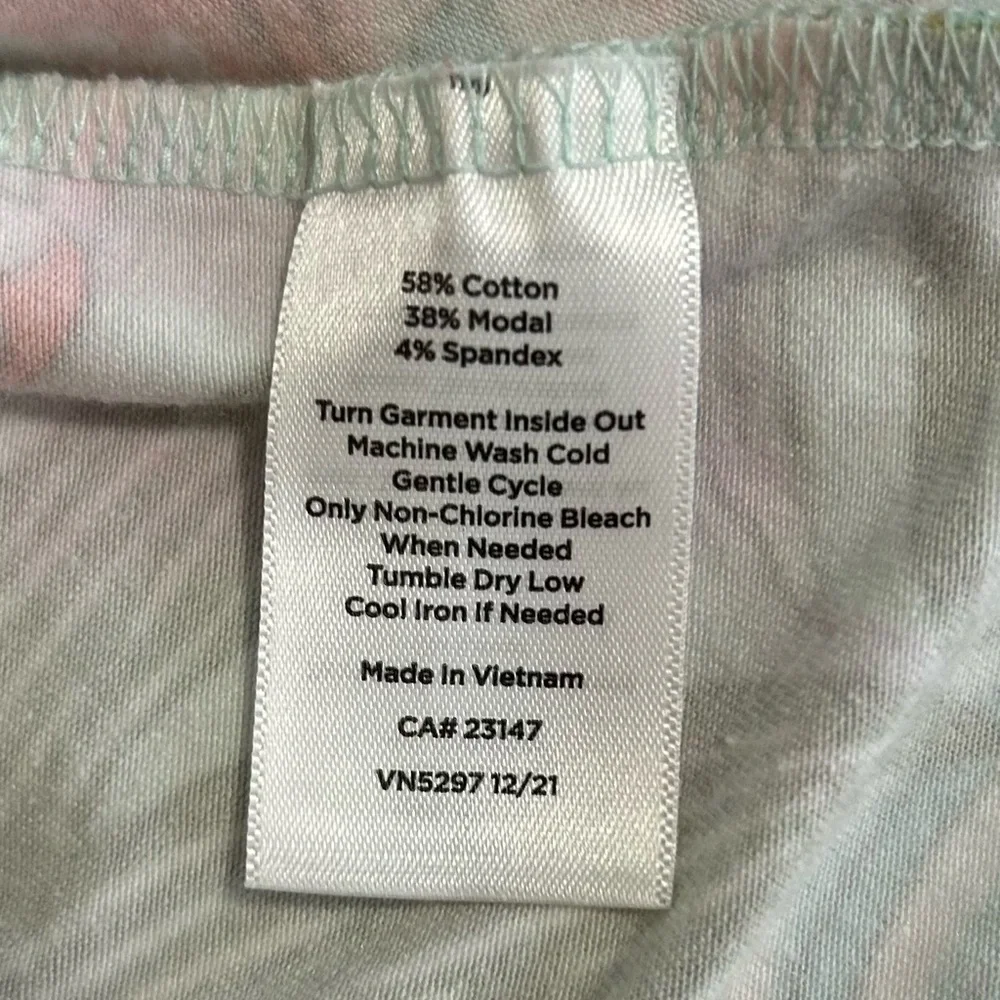 Talbots Floral Parrot Print Sleeveless Knit Maxi sz LP ResortWear Preppy Coastal - Picture 9 of 14